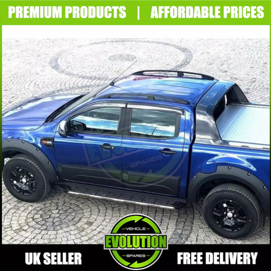 Bolt style Matte Black Raptor Look Wide Arch Kit TO FIT Ford Ranger T6 2011-2015