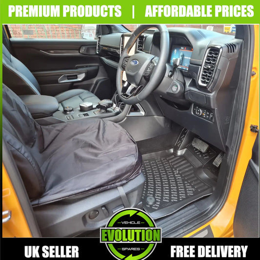 EVS Rubber Floor Mat Tailored Mats Tray to FIT FORD Ranger T9 2023+