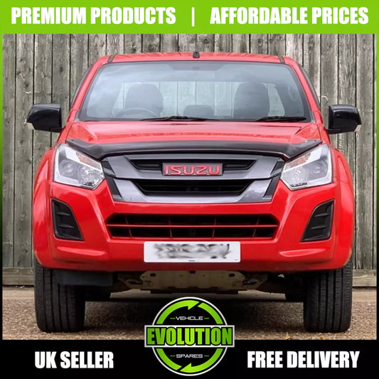BONNET GUARD BUG DEFLECTOR BRA GLOSS PROTECTOR FITS ISUZU D-MAX 2017 - 2020