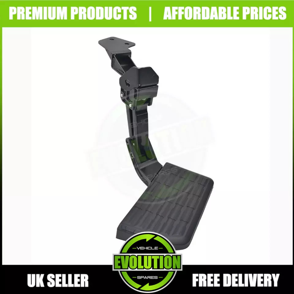 To Fit Ford Ranger RETRACTABLE REAR STEP 2012-2021 BLACK T STEP