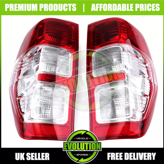Ford Ranger T6 T7 T8 (2012-2022) Rear Tail Lights - Passenger & Driver Side Pair