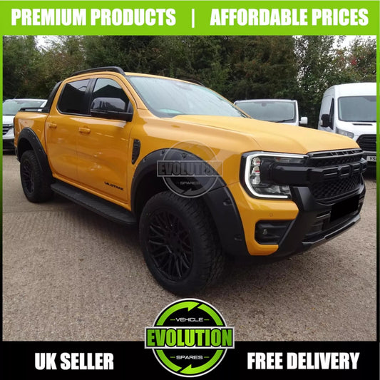 Wheel Arches Bolt Look Wide Fits Ford Ranger 2023- T9 Fenders 9 INCH PARK ASSIST