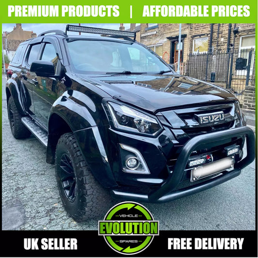 WIND DEFLECTORS WIND RAIN DEFLECTORS VISORS TO FIT ISUZU D-MAX 2012-2019
