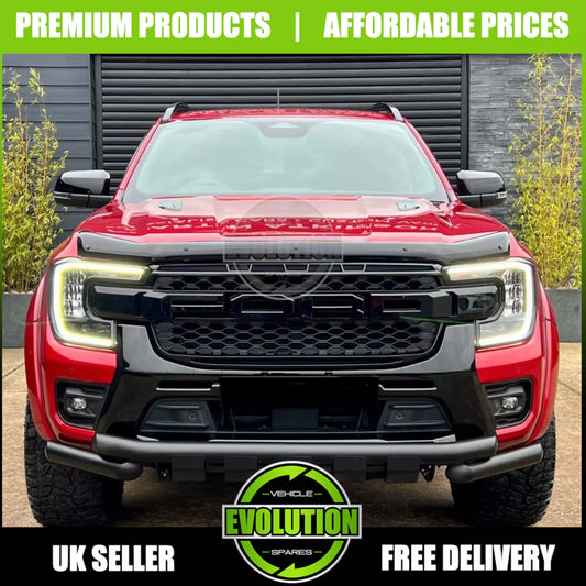 BONNET GUARD BUG AND WIND DEFLECTOR TO FIT FORD RANGER T9 23- PROTECTOR