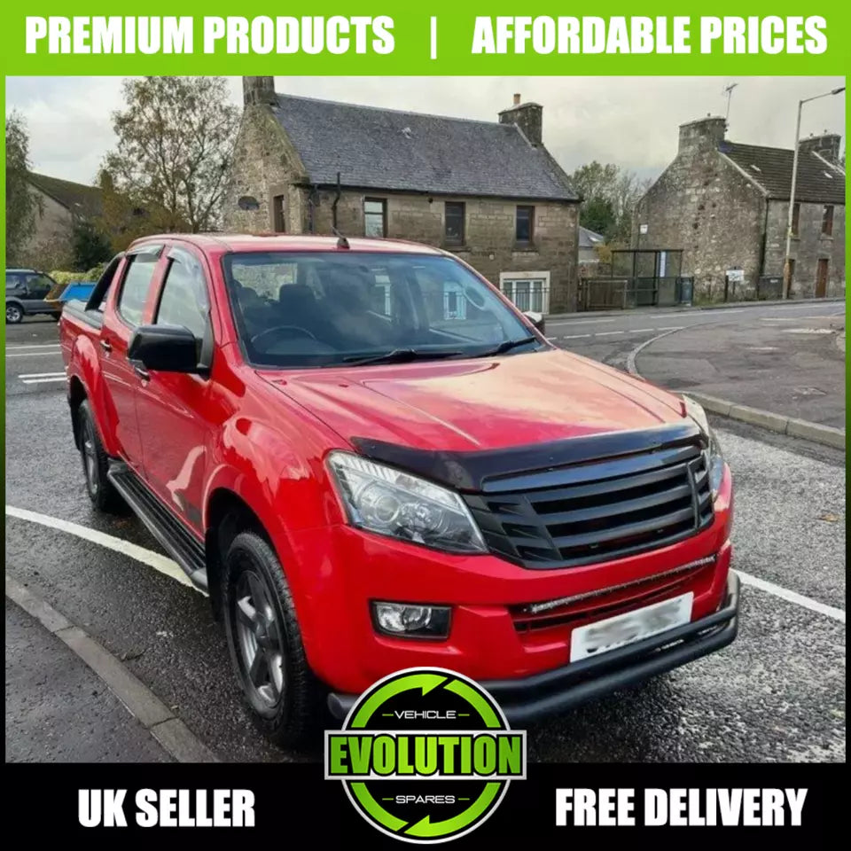 BONNET GUARD BUG DEFLECTOR BRA GLOSS PROTECTOR FITS ISUZU D-MAX 2012 - 2017