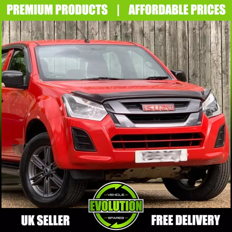 BONNET GUARD BUG DEFLECTOR BRA GLOSS PROTECTOR FITS ISUZU D-MAX 2017 - 2020