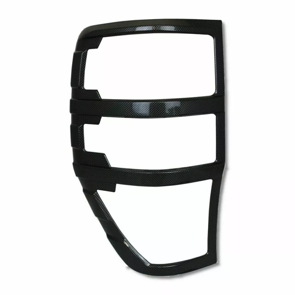 TO FIT FORD Ranger 2016-2022 CARBON Front Rear Light Cover Trims Trims surround