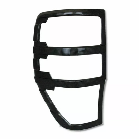 TO FIT FORD Ranger 2016-2022 CARBON Front Rear Light Cover Trims Trims surround
