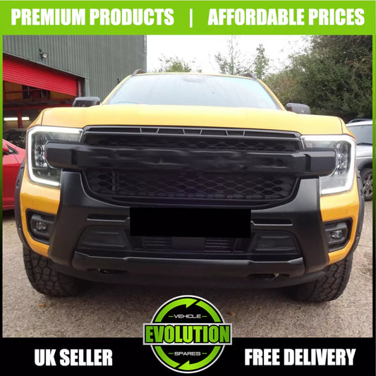 BLACK HONEYCOMB LOOK FRONT GRILLE GRILL FOR FORD RANGER T9 WILDTRAK 2023+