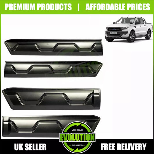 TO FIT FORD RANGER 2012-2022 T6 T7 T8 MATT SIDE DOOR MOULDING TRIM BODY ARCHES