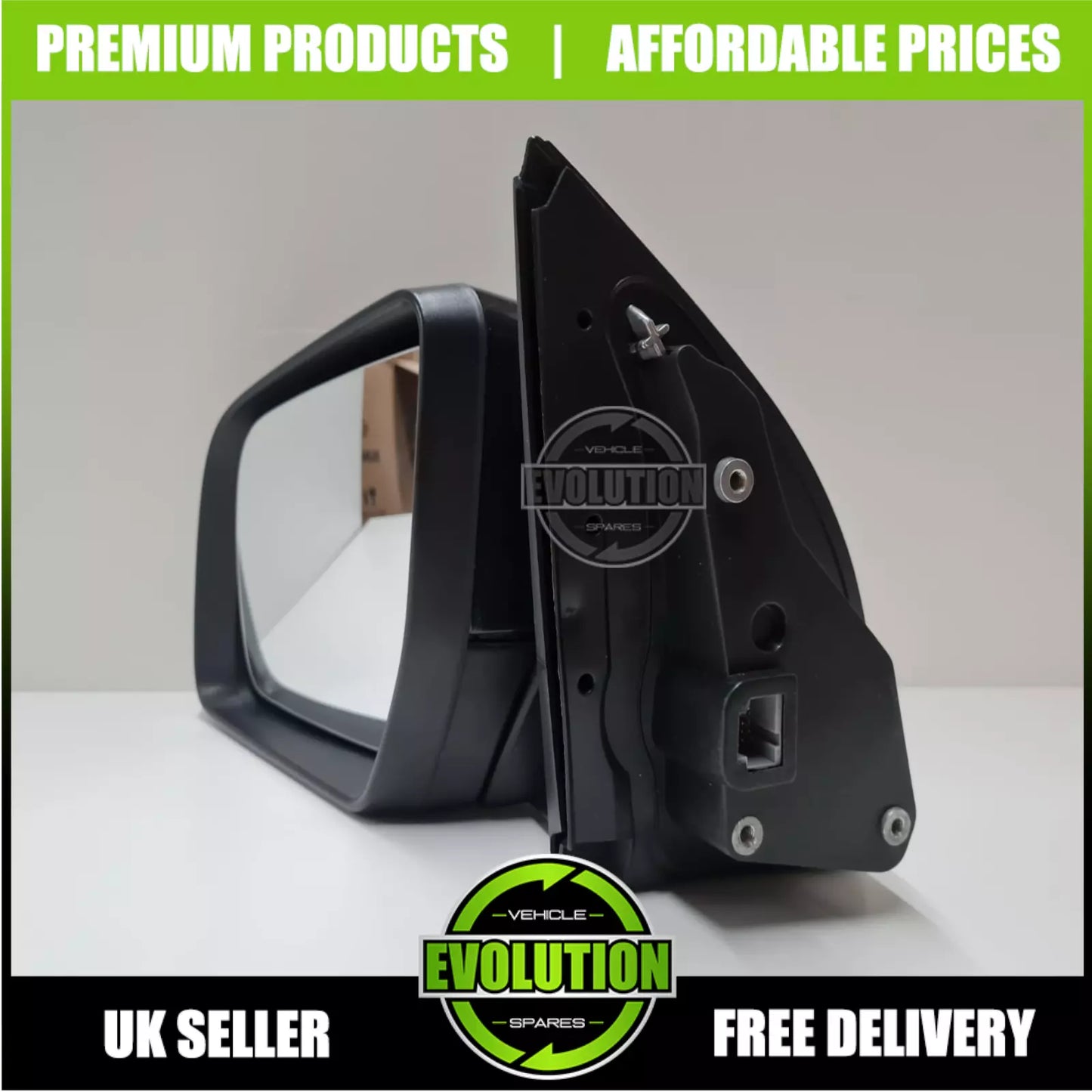 TO FIT FORD RANGER 2011-2022 ELECTRIC FOLDING DOOR WING MIRROR PASSENGER LEFT