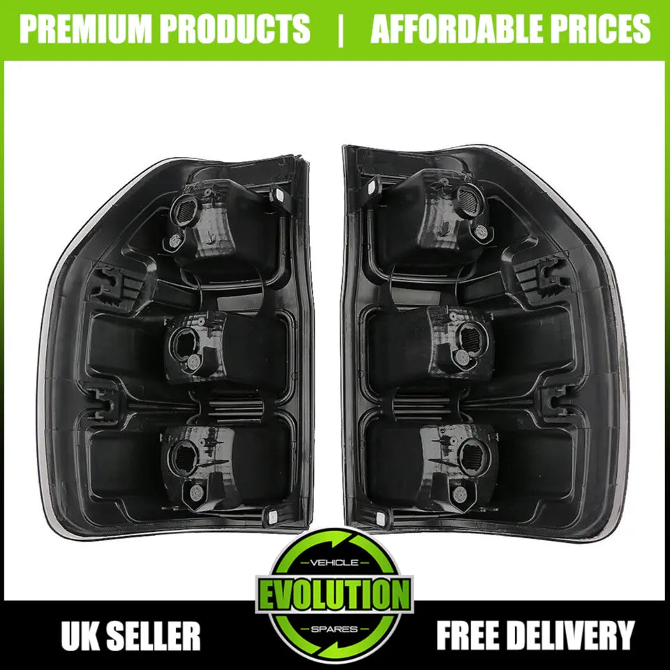 EVS Smoked Rear back Tail Lights Light lamp To fit Ford Ranger 2012-2019 T6 T7