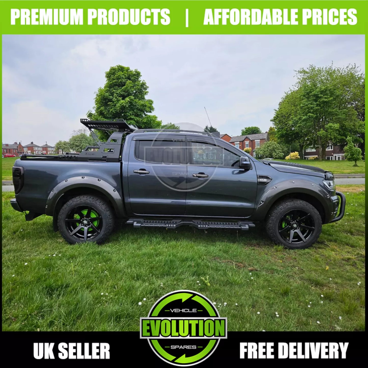 WIND DEFLECTORS WIND SMOKE DEFLECTORS VISORS TO FIT FORD RANGER 2012-2022 OEM