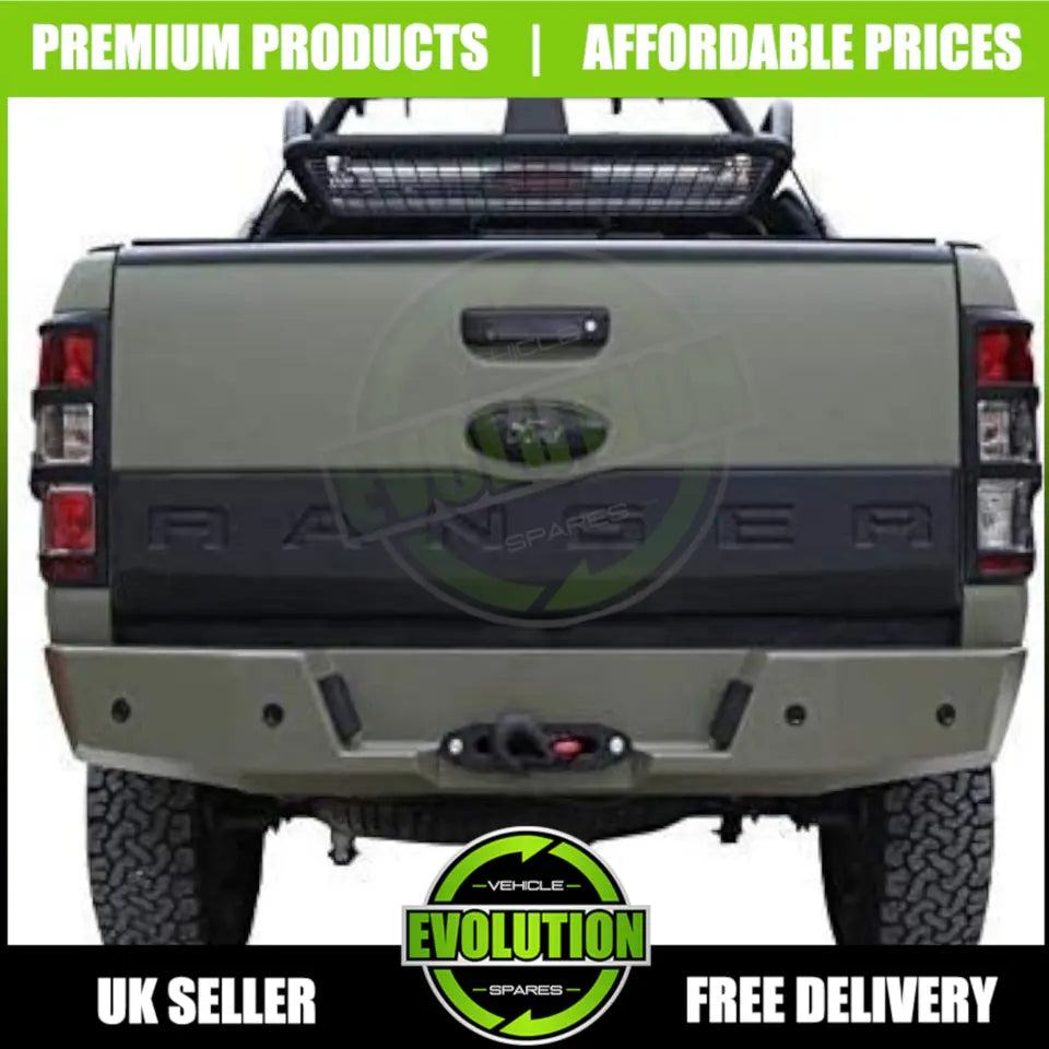 Tailgate Cover Nudge cladding Boot Trim Body kit TO FIT Ford Ranger 2012-2022