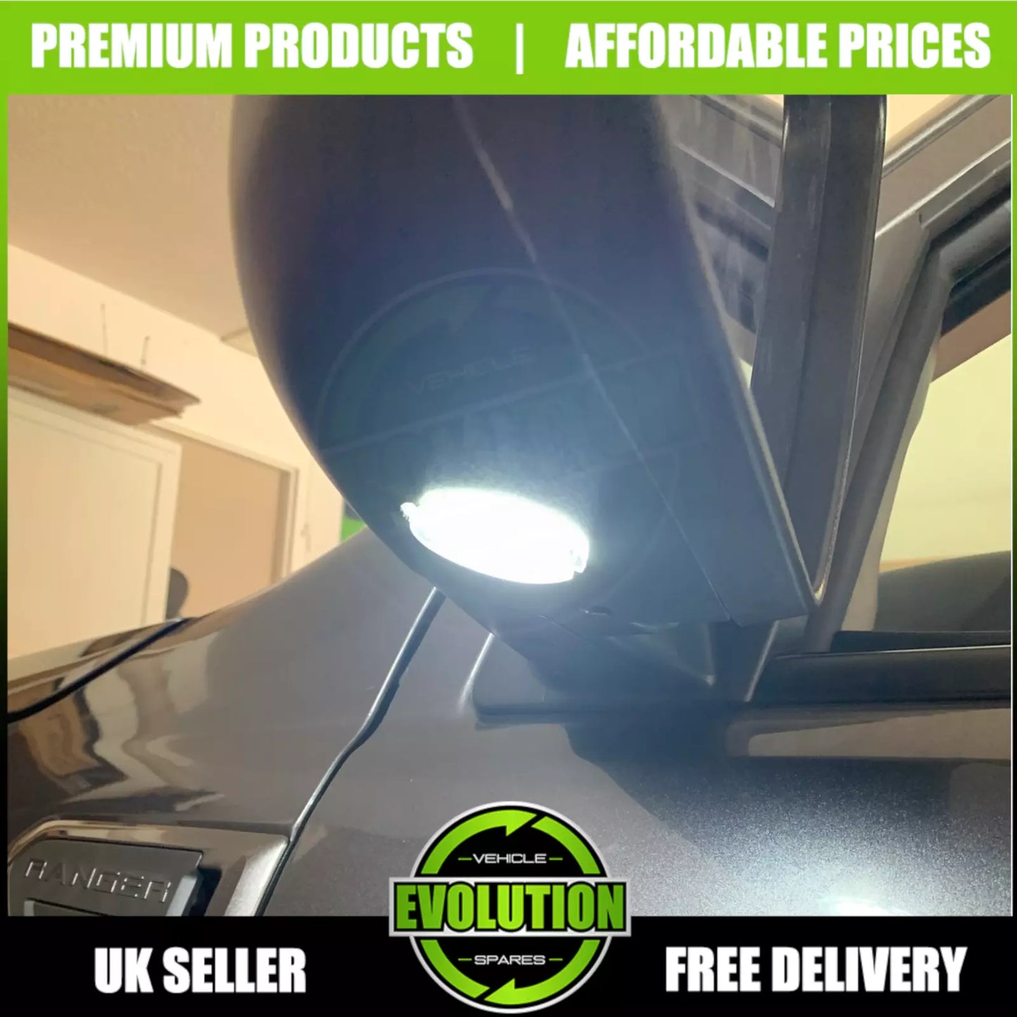 TO FIT FORD RANGER 2011-2018 ELECTRIC FOLDING DOOR WING MIRROR SET OF 2 MIRRORS