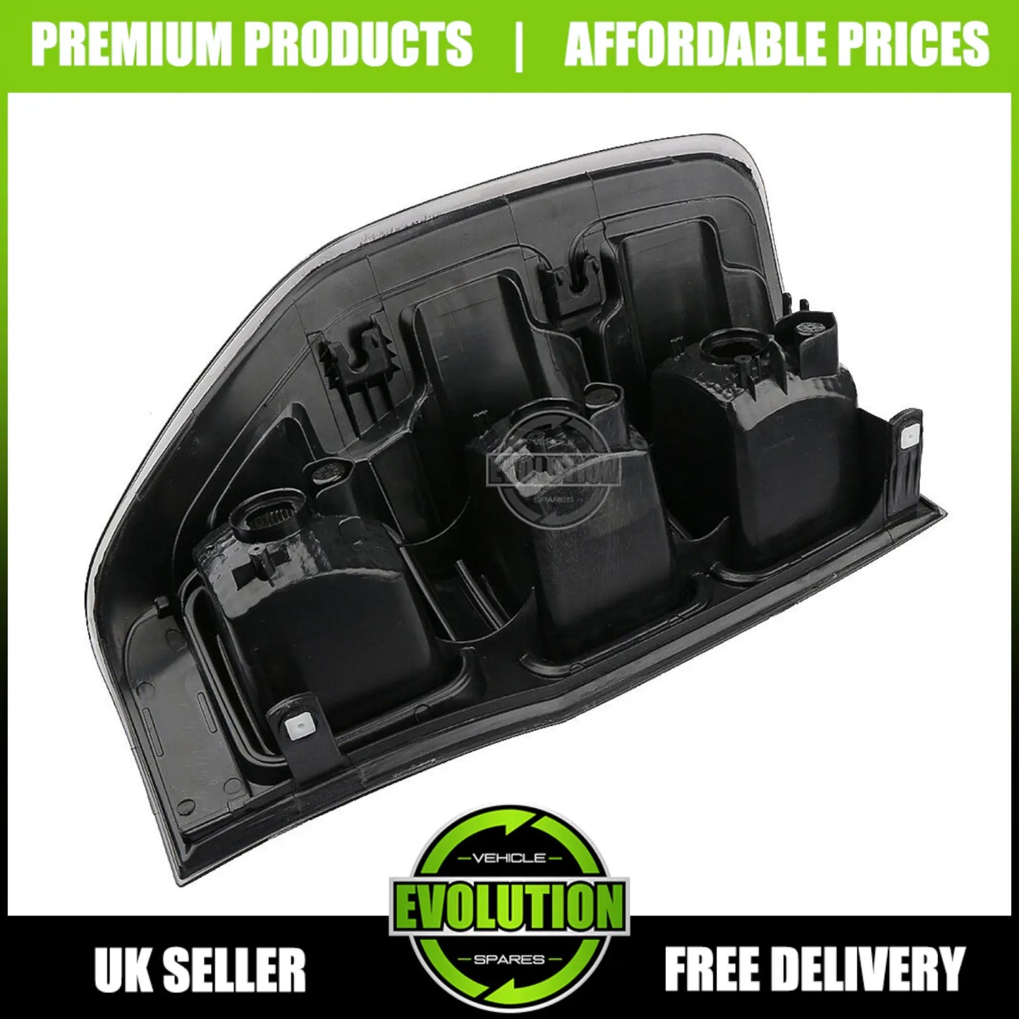 EVS Smoked Rear back Tail Lights Light lamp To fit Ford Ranger 2012-2019 T6 T7