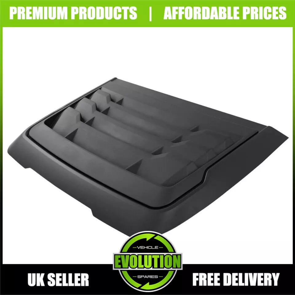Bonnet Scoop Hood Vent Cover To Fit Ford Ranger 2015-2023 T7 T8 Matt black