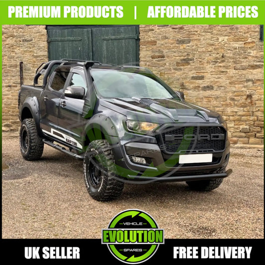 Raptor Style Bonnet Scoop Grill Vent To FIT FORD RANGER 2016-2022 T7 T8