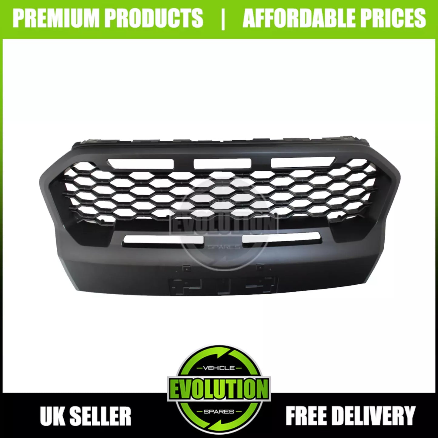TO FIT FORD RANGER WILDTRAK STEALTH GRILLE T8 20-22 Fits WILDTRAK MODELS ONLY