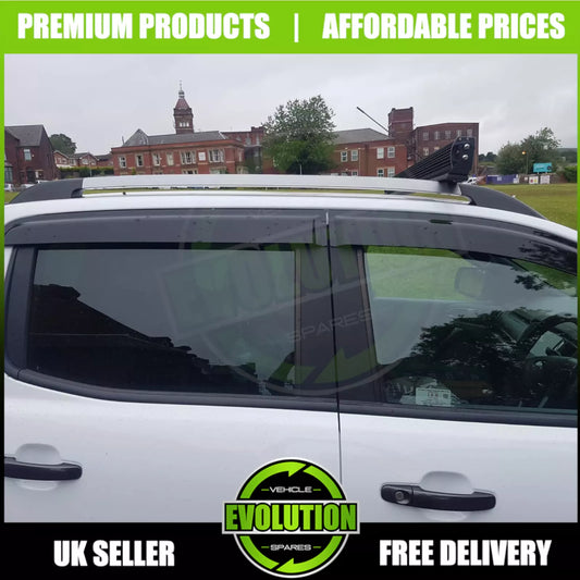 BONNET BUG GUARD WITH WIND DEFLECTORS TO FIT FORD RANGER 2015-2022 PROTECTOR