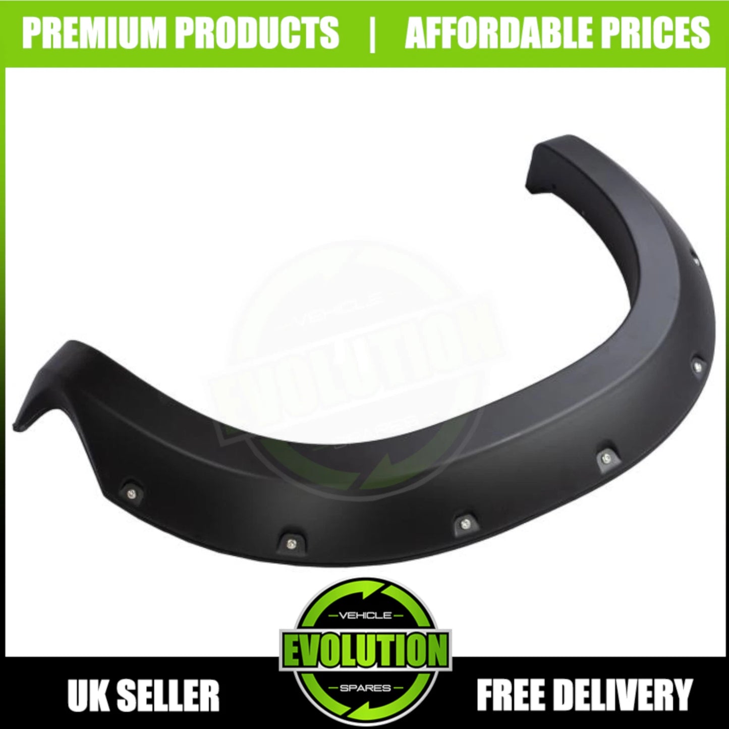 Ford Ranger T6 (2012-2015) Wide Wheel Arches - Matte Black