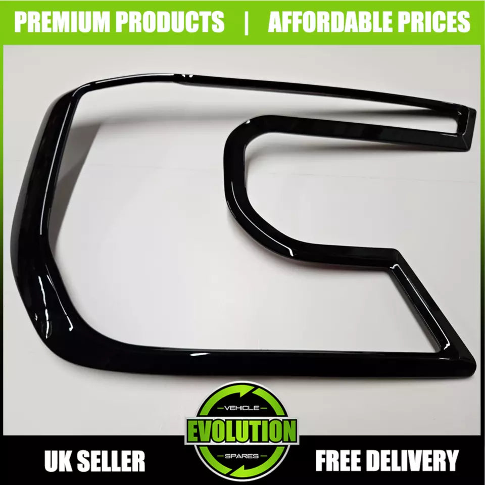 Front Headlight Cover Guard Gloss black For Ford Ranger 2023 2024- T9