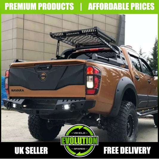 Tailgate Cladding Protector Body Cover Trim NP300 Fits Nissan Navara 2016-2022