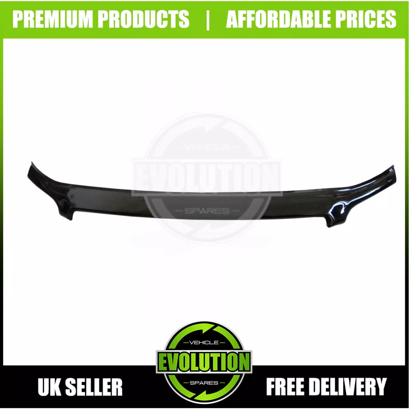 BONNET GUARD BUG DEFLECTOR PROTECTOR MITSUBISHI L200 2015-2018 GLOSS BLACK