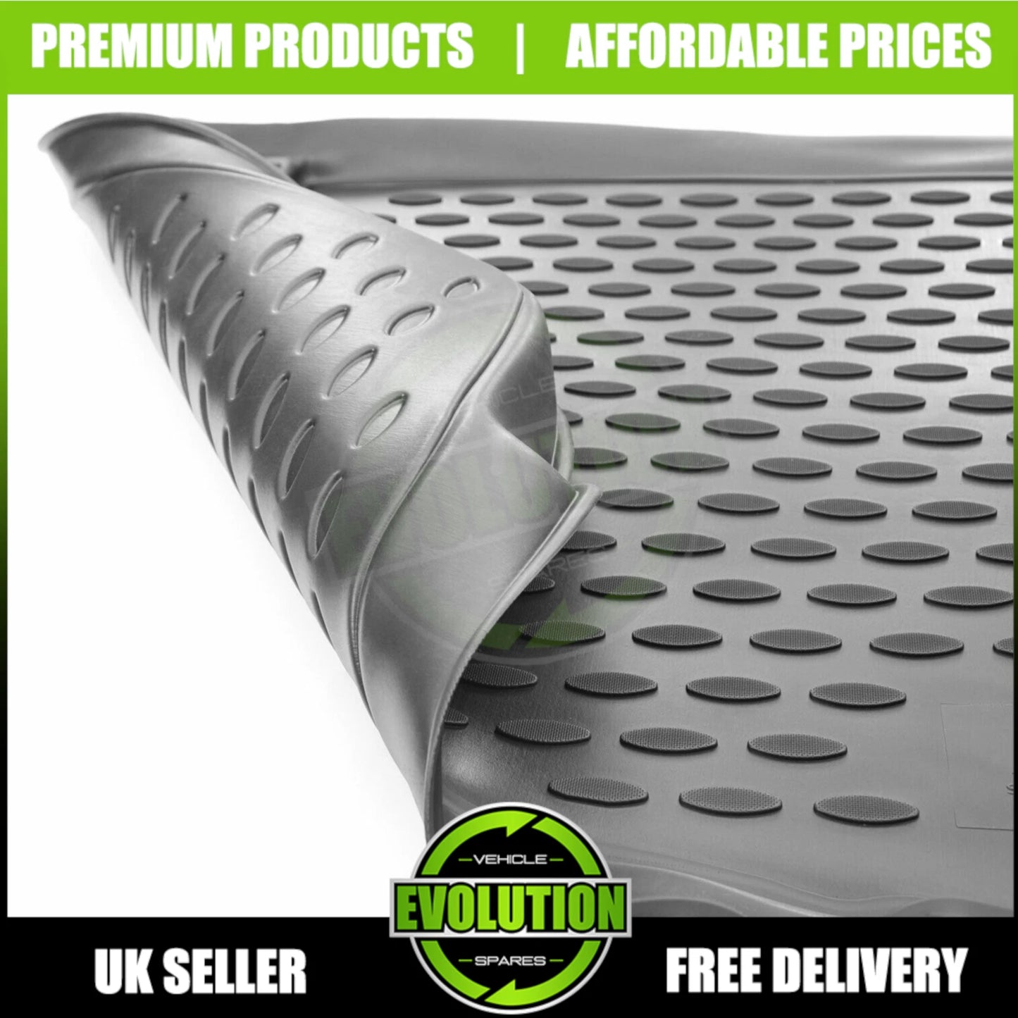 RUBBER BOOT LOAD LINER MAT PROTECTOR for MITSUBISHI L200 2005-2015