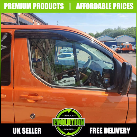 WIND RAIN SUN SMOKE DEFLECTORS TO FIT FORD TRANSIT CUSTOM 2012-2022