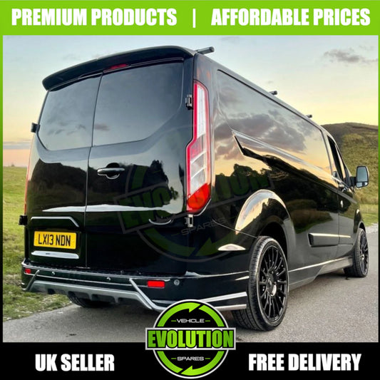 REAR SPOILER BOOT TWIN REAR DOOR BARN PRIMED FIT FORD TRANSIT CUSTOM 2013-2022