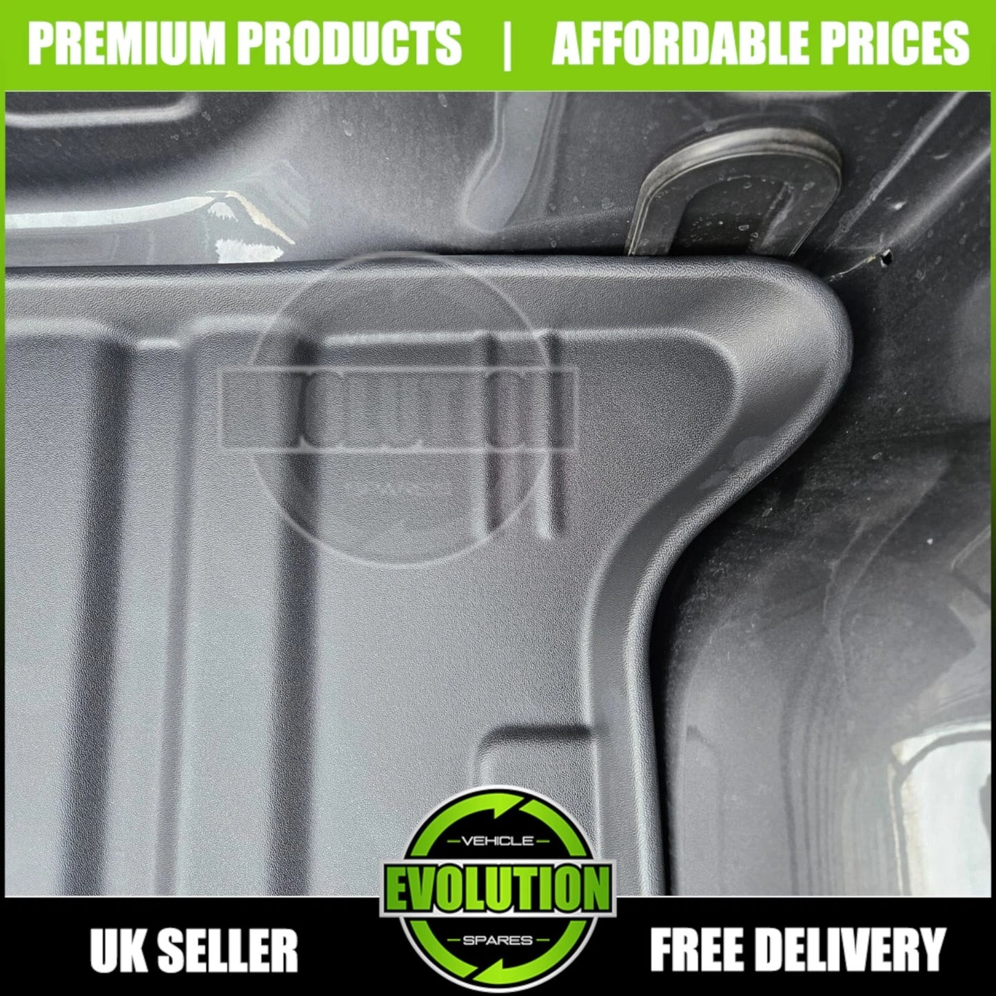 BLACK HEAVY DUTY RUBBER PICKUP TRUCK LOAD BED MAT LINER FOR VW AMAROK 2023+