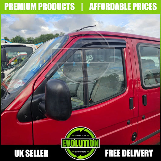 WIND RAIN SUN SMOKE GUARD DEFLECTORS TO FIT Ford Transit MK5 1994-2002
