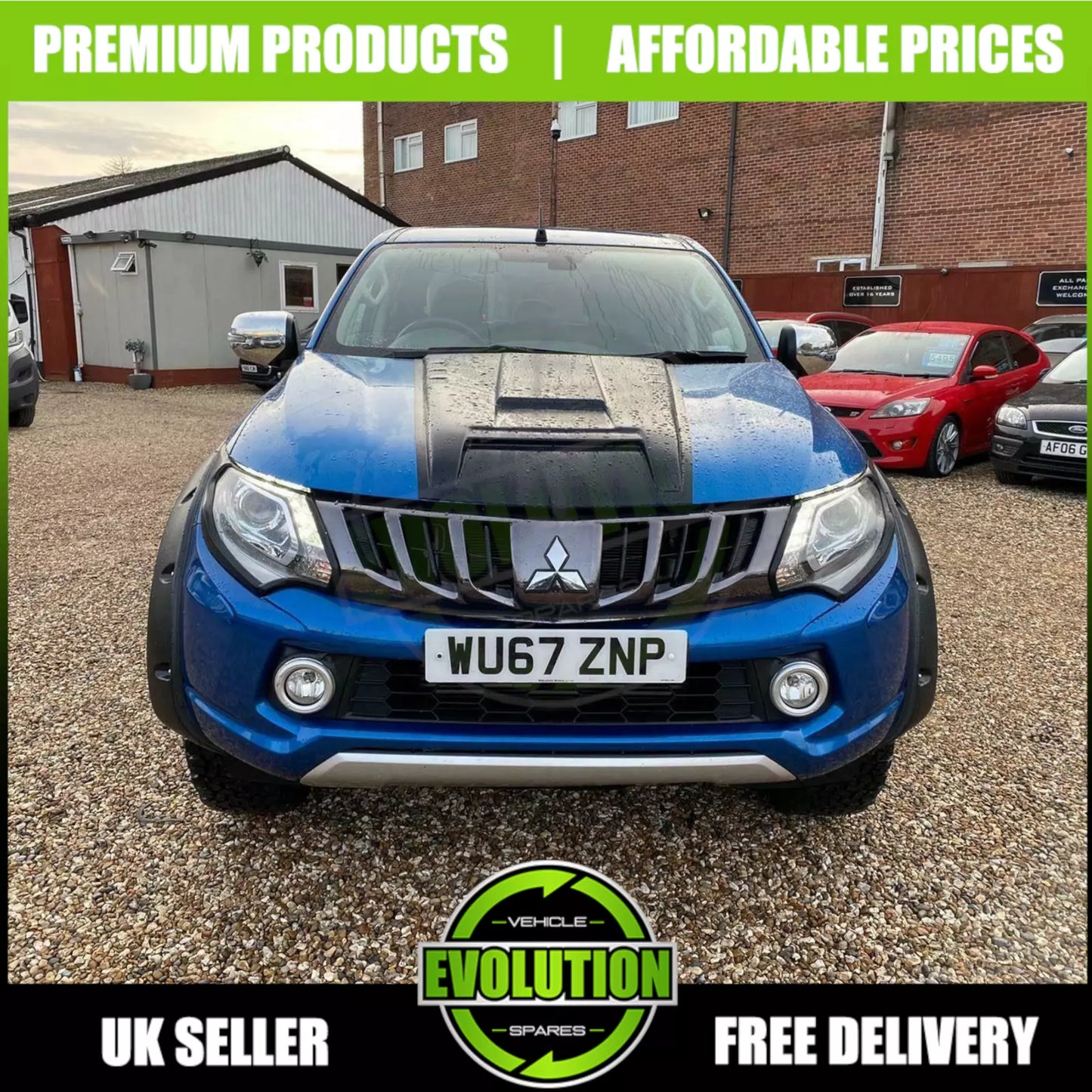 For Mitsubishi L200 Series 5 2015-19 Wide Wheel Arches Extensions Fender Flares