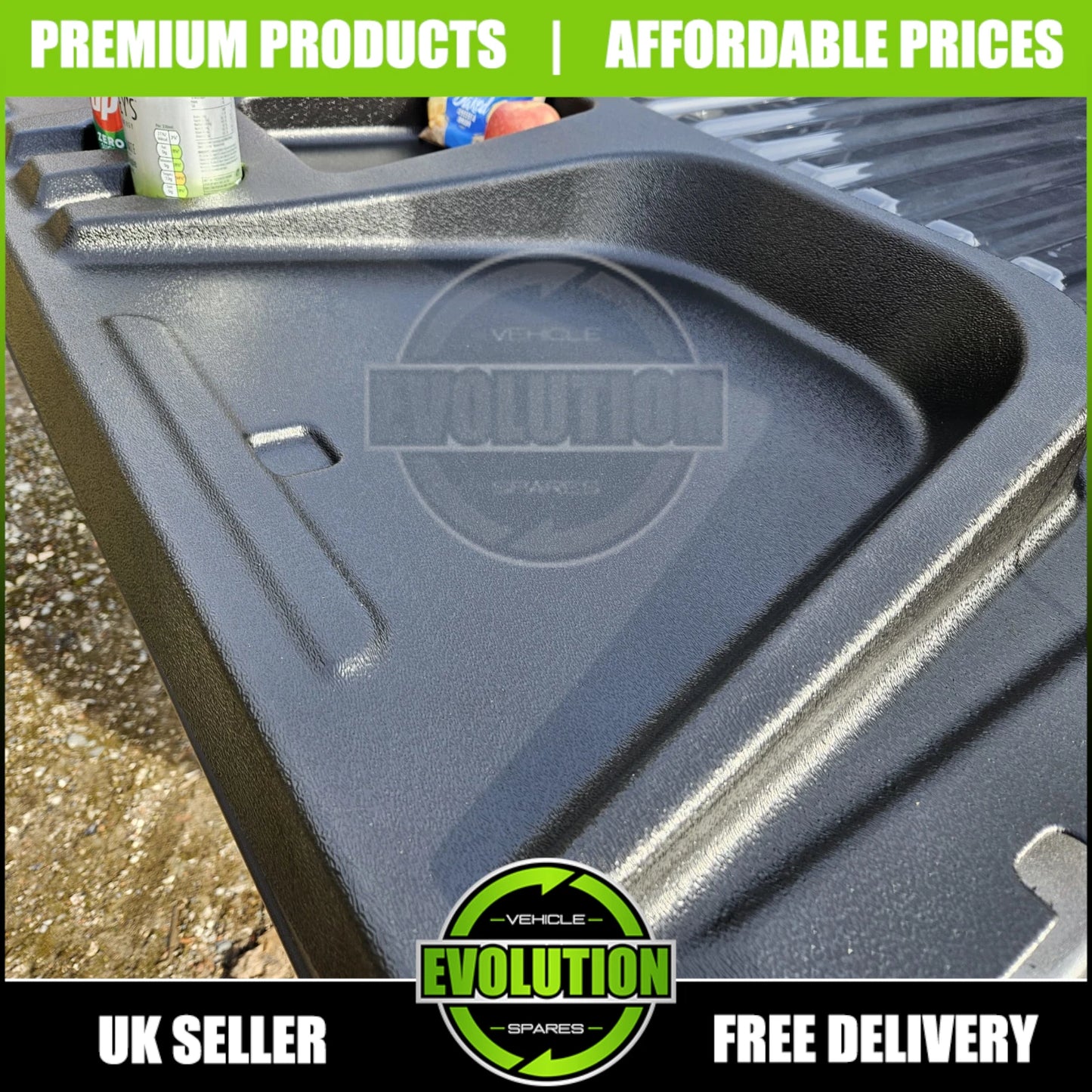 TAILGATE SEAT BENCH CHAIR CUP HOLDERS BED FOR TOYOTA HILUX MK7 2005-2016