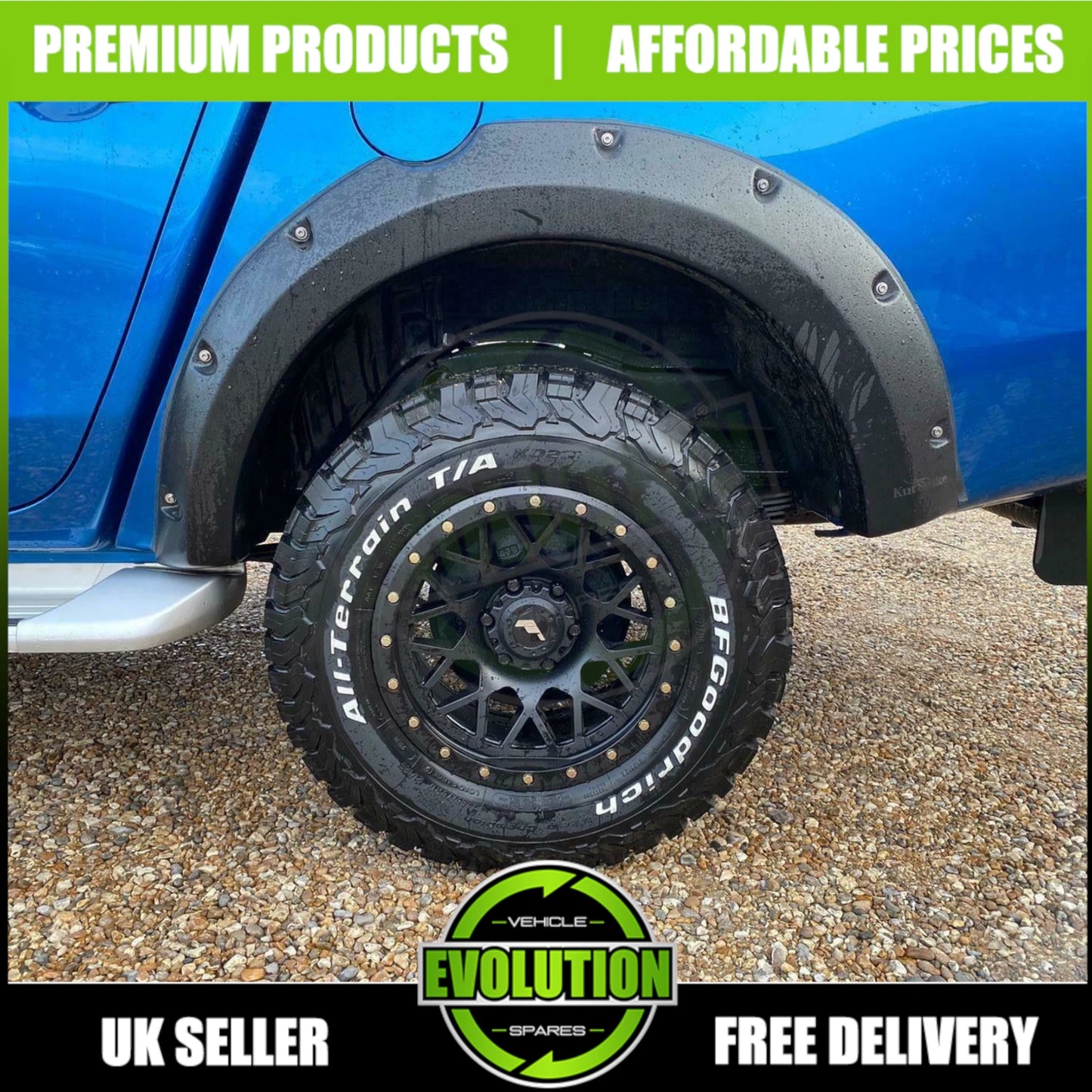 For Mitsubishi L200 Series 5 2015-19 Wide Wheel Arches Extensions Fender Flares
