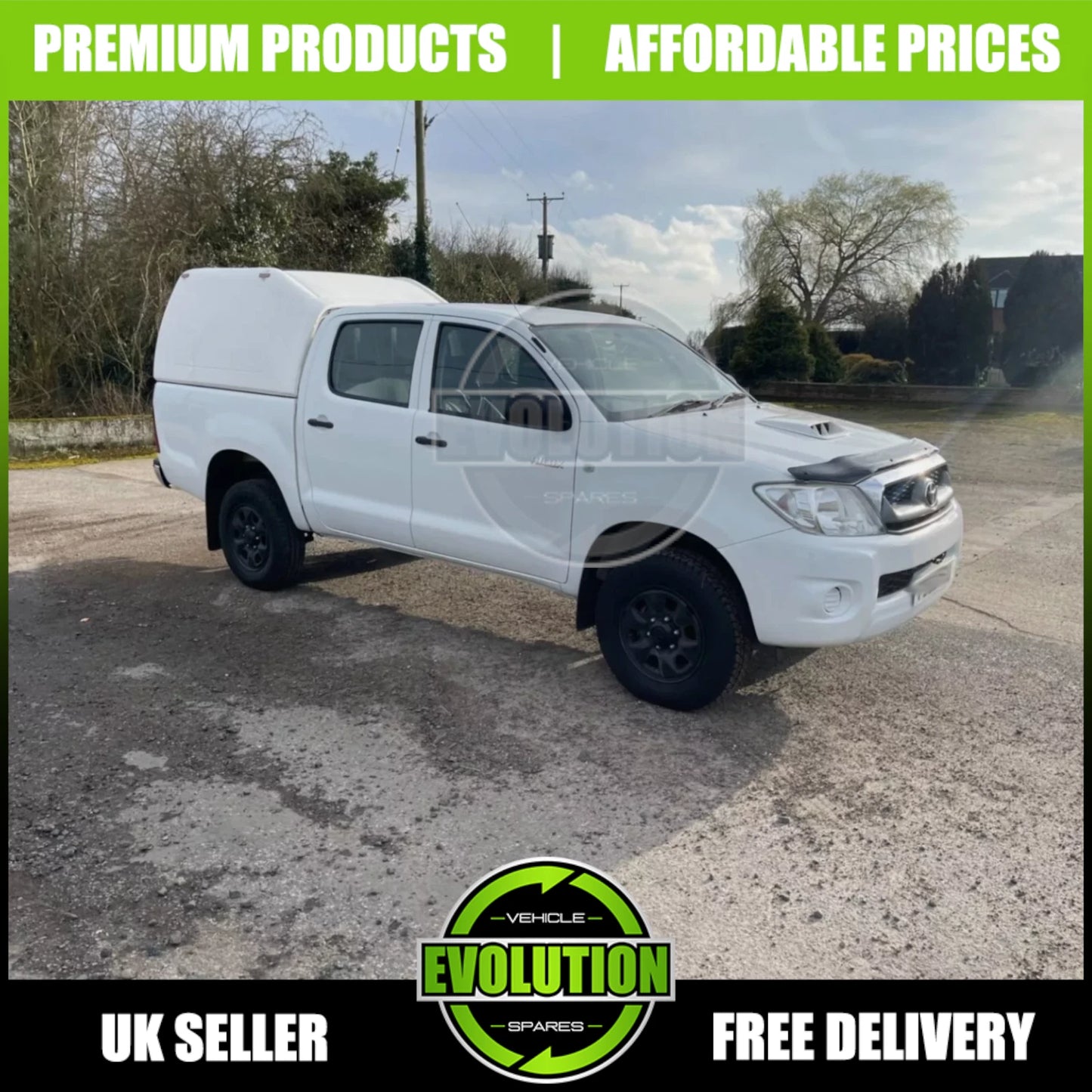 BONNET GUARD BUG DEFLECTOR BRA GLOSS PROTECTOR FITS TOYOTA HILUX 2005-2011