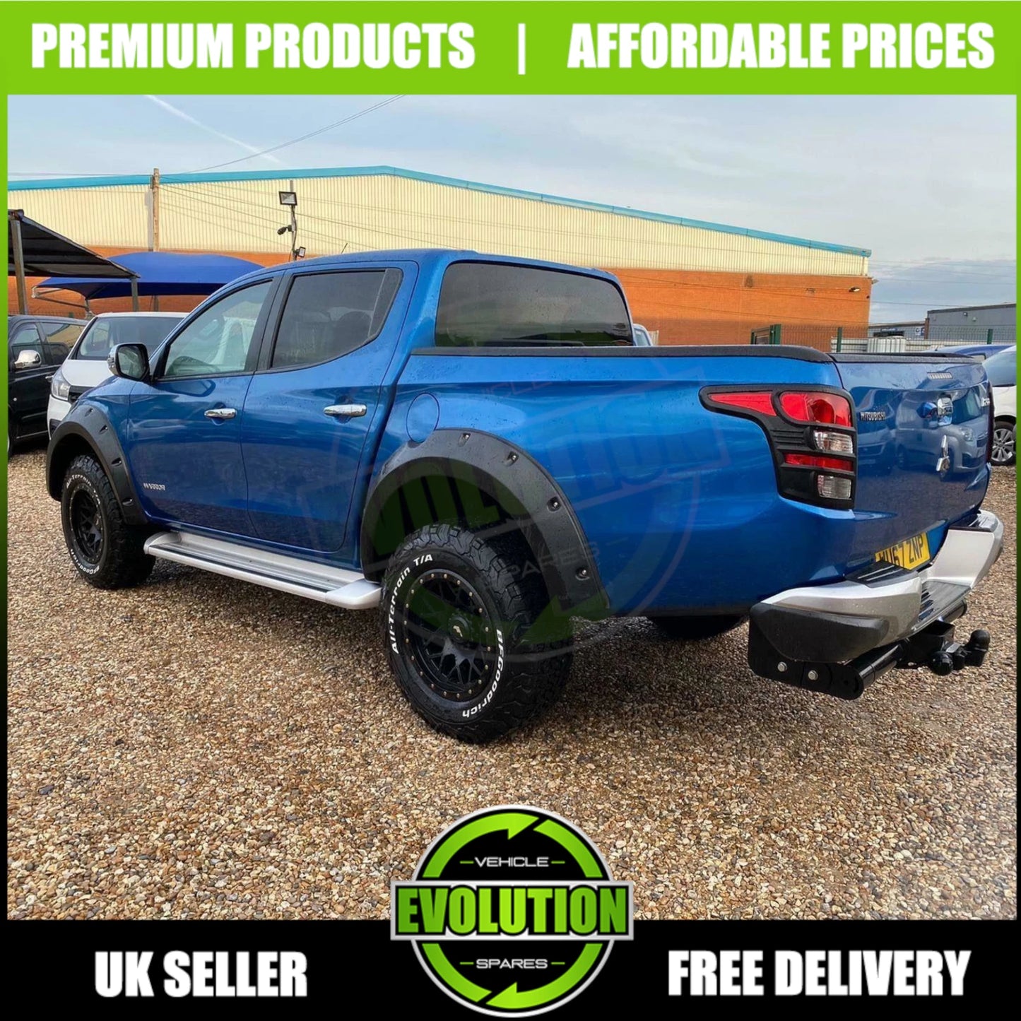 For Mitsubishi L200 Series 5 2015-19 Wide Wheel Arches Extensions Fender Flares