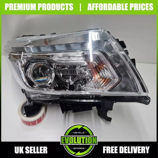 LED HEADLIGHT DRL CHROME OEM STYLE RIGHT DRIVERS FITS NISSAN NAVARA 2016-2022