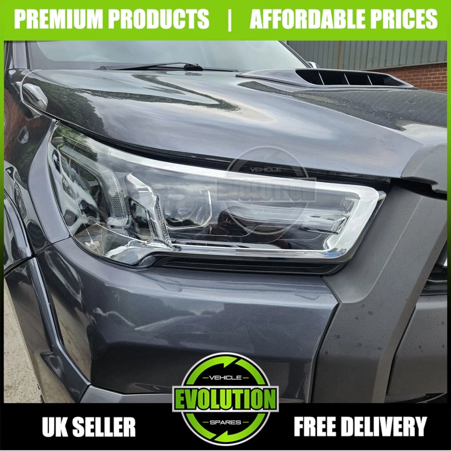 Headlight Headlamp LED DRL Drivers Right Replacement Toyota Hilux 2020-2024 MK9