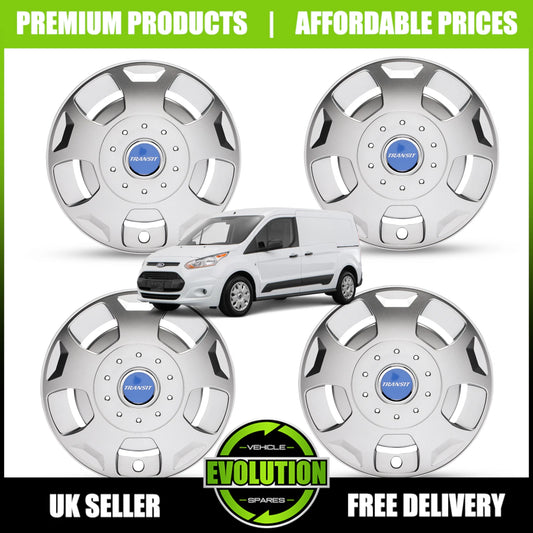 16" WHEEL TRIMS HUB CAPS COVERS RIMS TO FIT FORD TRANSIT CONNECT 2000-2025