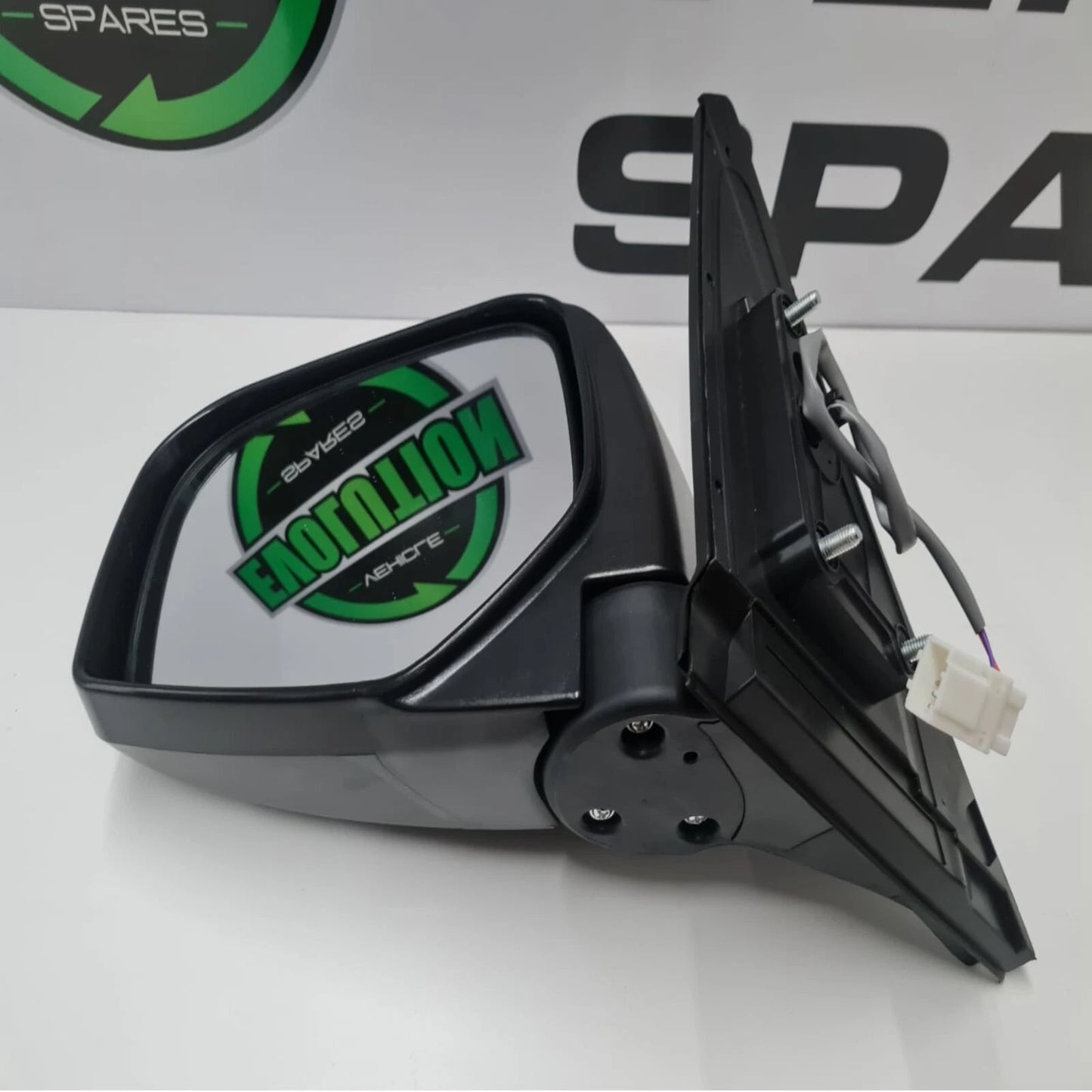 For Mitsubishi L200 Wing Door Mirror Pickup 2006-15 Black Electric Passenger