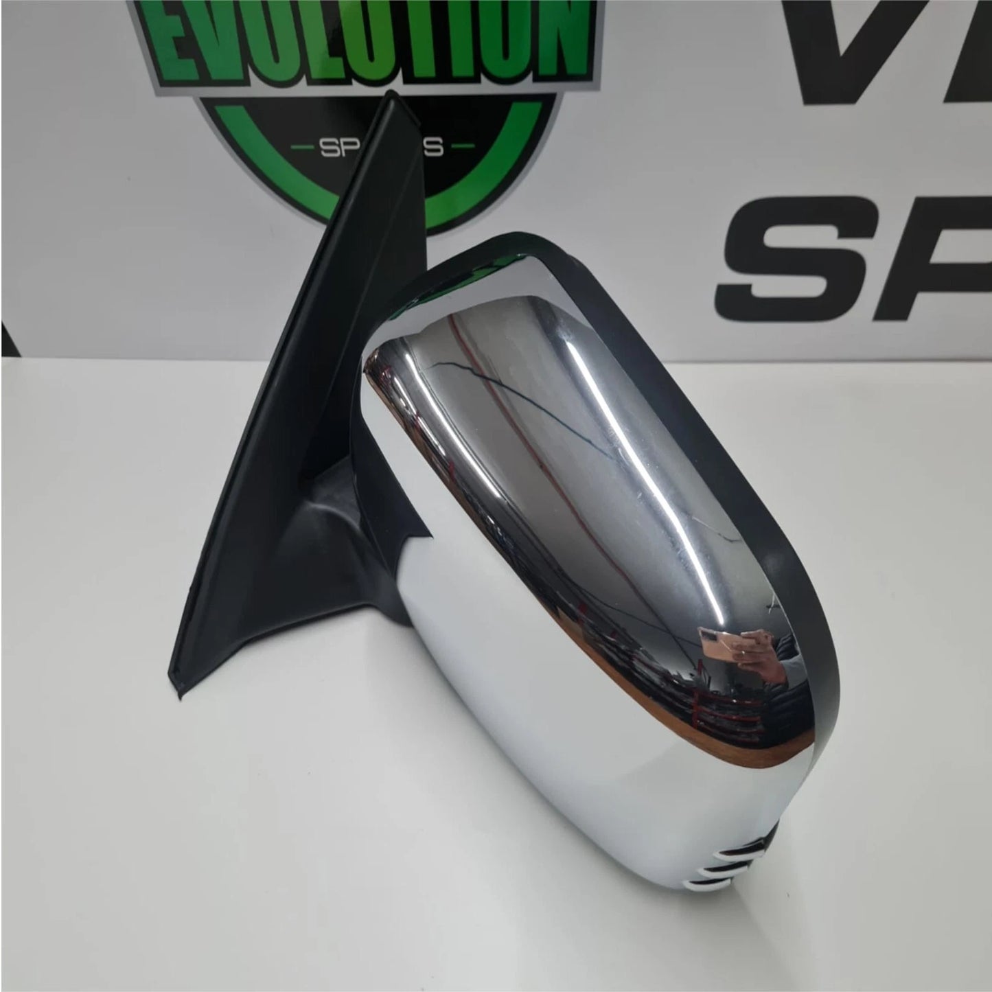 For Mitsubishi L200 Wing Door Mirror Pickup 2006-2016 Chrome Manual Passenger