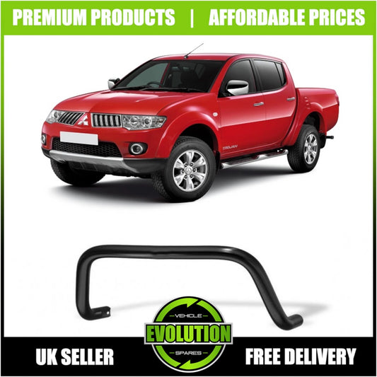 BLACK AXLE NUDGE A-BAR, BULL BAR GUARD TO FIT MITSUBISHI L200 2006-2014
