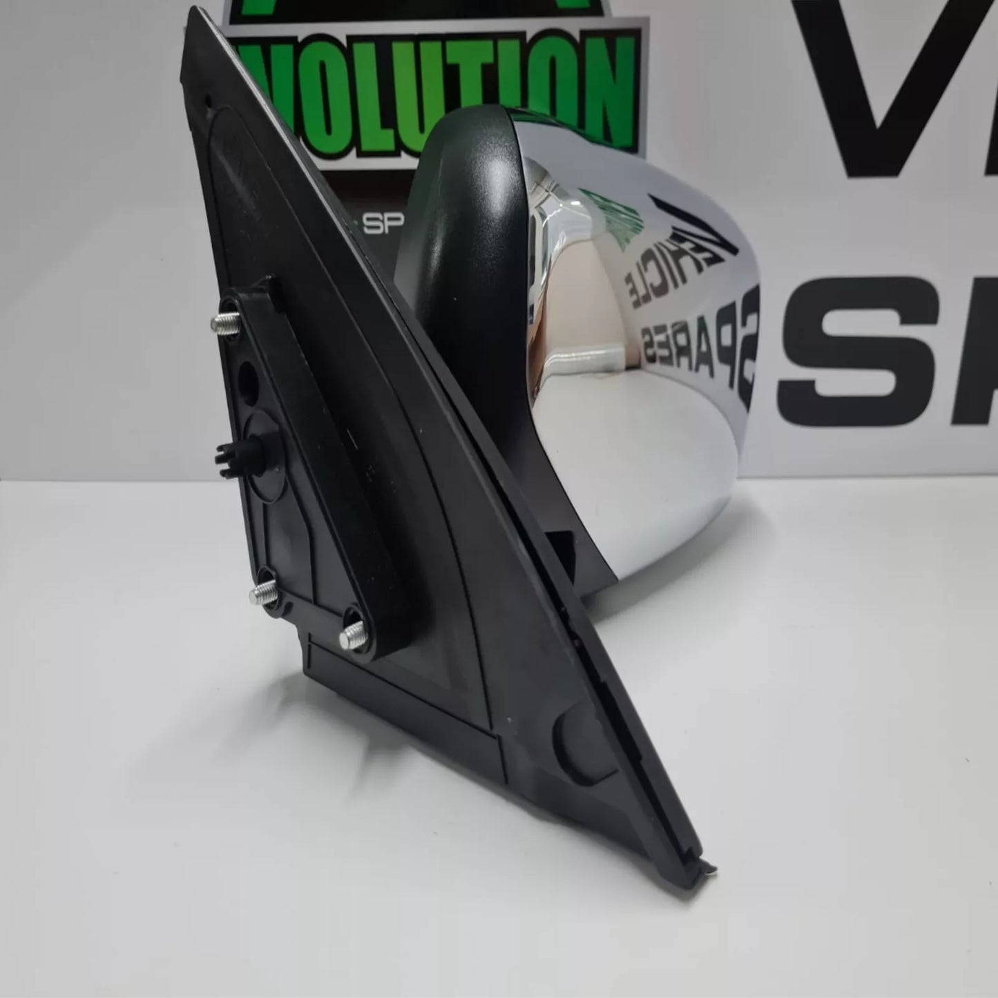 For Mitsubishi L200 Wing Door Mirror Pickup 2006-2016 Chrome Manual Passenger