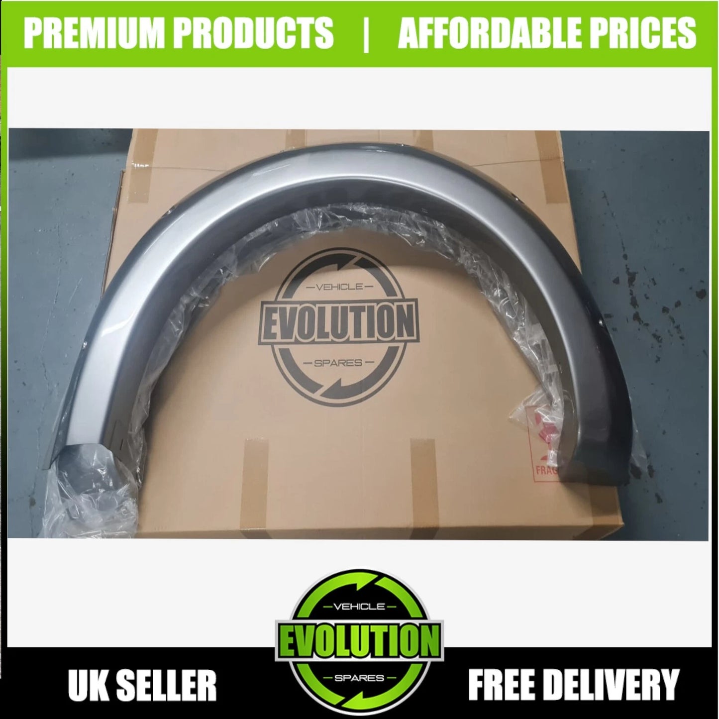 For Mitsubishi L200 Series 5 2015-2019 Wheel Arch Kit Painted GREY Set of 4
