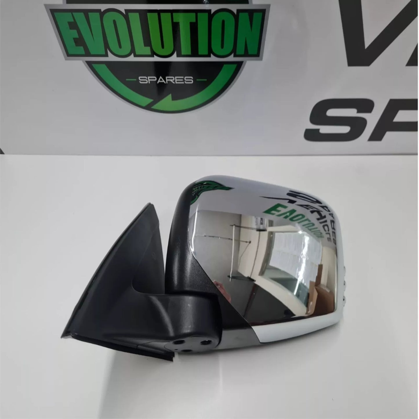 For Mitsubishi L200 Wing Door Mirror Pickup 2006-2016 Chrome Manual Passenger