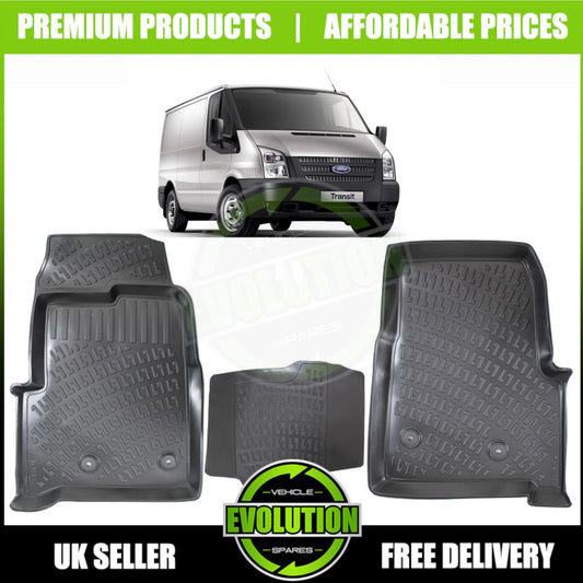 TO FIT LHD Ford Transit 06-13 Rubber floor Mat Tailored Mats interior