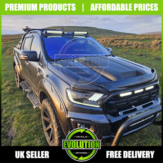 Roof Light Pod Bar LED Lamp off road spoiler fits Ford Ranger T6 T7 T8 2013-2022