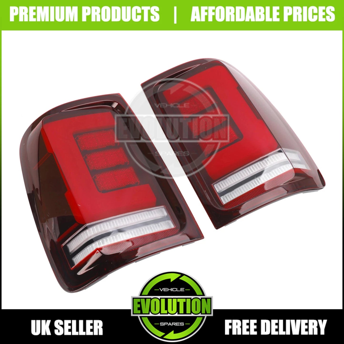 REAR LIGHTS LED BACK TAIL LAMPS DRL UPGRADE FITS VW AMAROK 2010-2016